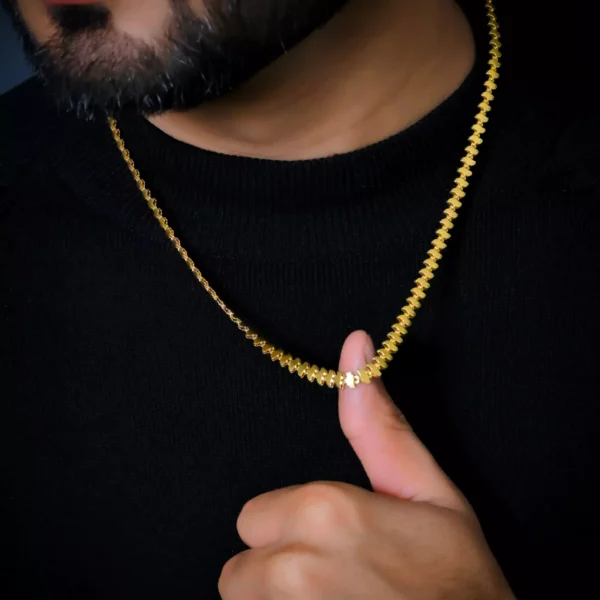Aamolya Jewels Most Popular (18 k Gold Plated) bird Chain For Men & Boys