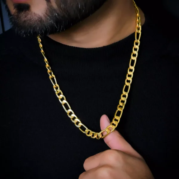 Aamolya Latest 18k Gold plated  Sachin Chain For Men Boys Boy friend Husband Gents Male